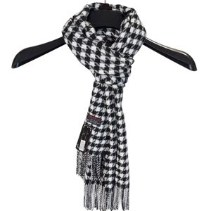 Scarf Black Womens Neck Scarf Plaid Winter Scarf Soft Acrylic New
